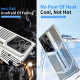 For Samsung Galaxy S23 5G Blade Cooling PC Full Coverage Phone Case(Graphite Black)
