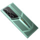 For Samsung Galaxy S24+ 5G Blade Cooling PC Full Coverage Phone Case(Cyan)