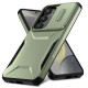 For Samsung Galaxy S25+ 5G / S24+ 5G Sliding Camshield Phone Case(Alpine Green)
