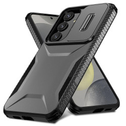 For Samsung Galaxy S25+ 5G / S24+ 5G Sliding Camshield Phone Case(Black)