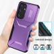 For Samsung Galaxy S25+ 5G / S24+ 5G Sliding Camshield Phone Case(Purple)