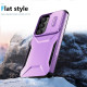 For Samsung Galaxy S25+ 5G / S24+ 5G Sliding Camshield Phone Case(Purple)