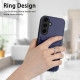 For Samsung Galaxy S24+ 5G R20 Crossbody Rope Ring Card Holder Phone Case(Blue)