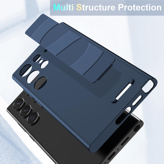 For Samsung Galaxy S24+ 5G Silicone Wristband Holder Phone Case(Matte Clear)