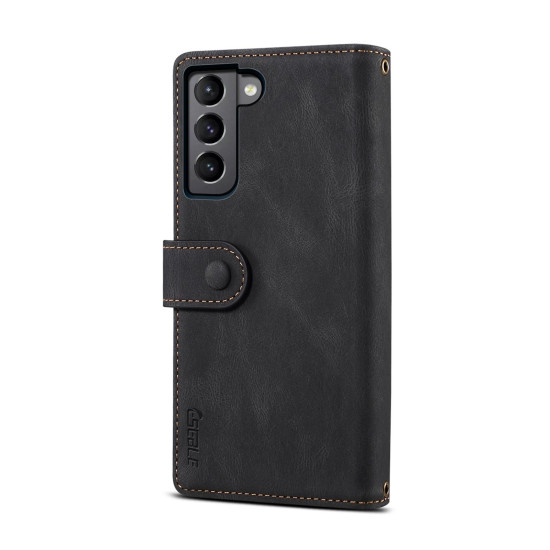 For Samsung Galaxy S24+ 5G ESEBLE Retro Frosted RFID Flip Leather Phone Case(Black)