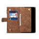For Samsung Galaxy S24+ 5G ESEBLE Retro Frosted RFID Flip Leather Phone Case(Brown)