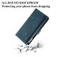 For Samsung Galaxy S24+ 5G ESEBLE Retro Frosted RFID Flip Leather Phone Case(Dark Green)