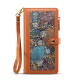 For Samsung Galaxy S24+ 5G ESEBLE Star Series Lanyard Zipper Wallet RFID Leather Case(Brown)