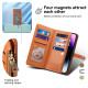 For Samsung Galaxy S24+ 5G ESEBLE Star Series Lanyard Zipper Wallet RFID Leather Case(Brown)