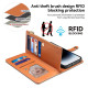 For Samsung Galaxy S24+ 5G ESEBLE Star Series Lanyard Zipper Wallet RFID Leather Case(Brown)