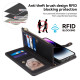 For Samsung Galaxy S24+ 5G ESEBLE Star Series Lanyard Zipper Wallet RFID Leather Case(Black)