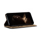 For Samsung Galaxy S24+ 5G Denim Texture Casual Style Horizontal Flip Leather Case(Khaki)