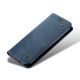 For Samsung Galaxy S24+ 5G Denim Texture Casual Style Horizontal Flip Leather Case(Blue)