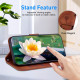 For Samsung Galaxy S24+ 5G Lotus Embossed Leather Phone Case(Brown)