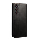 For Samsung Galaxy S24+ 5G Oil Wax Crazy Horse Texture Leather Phone Case(Black)