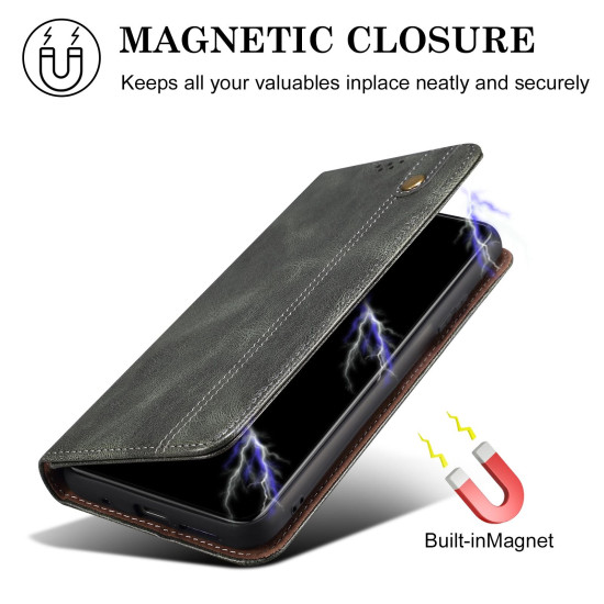 For Samsung Galaxy S24+ 5G Oil Wax Crazy Horse Texture Leather Phone Case(Green)