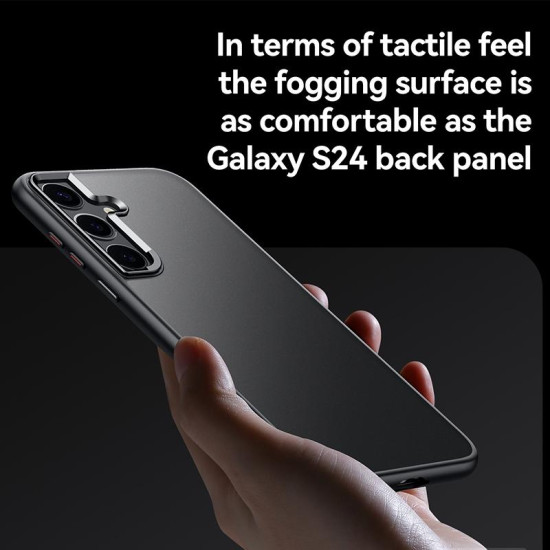 For Samsung Galaxy S24+ 5G SULADA Skin Feel Matte Shockproof Phone Case(Grey)