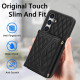 For Samsung Galaxy S24+ 5G Splicing Rhombic Texture Card Bag Phone Case with Long Lanyard(Black)