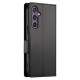 For Samsung Galaxy S24+ 5G Side Buckle Magnetic Frosted Leather Phone Case(Black)