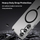 For Samsung Galaxy S24+ 5G MagSafe Frosted Translucent TPU + PC Full Coverage Phone Case(Black)
