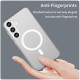 For Samsung Galaxy S24+ 5G MagSafe Frosted Translucent TPU + PC Full Coverage Phone Case(White)