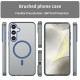 For Samsung Galaxy S24+ 5G MagSafe Frosted Translucent TPU + PC Full Coverage Phone Case(Dark Blue)