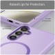 For Samsung Galaxy S24+ 5G MagSafe Frosted Translucent TPU + PC Full Coverage Phone Case(Dark Purple)
