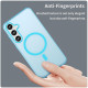 For Samsung Galaxy S24+ 5G MagSafe Frosted Translucent TPU + PC Full Coverage Phone Case(Blue)