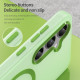 For Samsung Galaxy S24+ 5G MagSafe Frosted Translucent TPU + PC Full Coverage Phone Case(Green)
