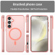 For Samsung Galaxy S24+ 5G MagSafe Frosted Translucent TPU + PC Full Coverage Phone Case(Red)