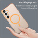 For Samsung Galaxy S24+ 5G MagSafe Frosted Translucent TPU + PC Full Coverage Phone Case(Orange)