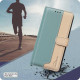 For Samsung Galaxy S24+ 5G Color Matching RFID Anti-theft Leather Phone Case(Green)