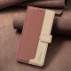 For Samsung Galaxy S24+ 5G Color Matching RFID Anti-theft Leather Phone Case(Brown)