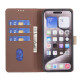 For Samsung Galaxy S24+ 5G Color Matching RFID Anti-theft Leather Phone Case(Brown)