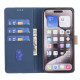 For Samsung Galaxy S24+ 5G Color Matching RFID Anti-theft Leather Phone Case(Blue)