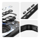 For Samsung Galaxy S23 5G 360 Holder MagSafe Acrylic Hybrid TPU Phone Case(Black)
