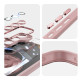 For Samsung Galaxy S23 5G 360 Holder MagSafe Acrylic Hybrid TPU Phone Case(Pink)