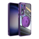 For Samsung Galaxy S23 5G 360 Holder MagSafe Acrylic Hybrid TPU Phone Case(Purple)