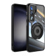 For Samsung Galaxy S24+ 5G 360 Holder MagSafe Acrylic Hybrid TPU Phone Case(Black)