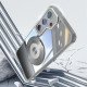 For Samsung Galaxy S24+ 5G 360 Holder MagSafe Acrylic Hybrid TPU Phone Case(Grey)