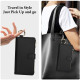 For Samsung Galaxy S24+ 5G Crossbody Ring Multifunctional Wallet Leather Phone Case(Black)
