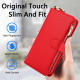 For Samsung Galaxy S24+ 5G Crossbody Ring Multifunctional Wallet Leather Phone Case(Red)