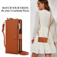 For Samsung Galaxy S24+ 5G Crossbody Ring Multifunctional Wallet Leather Phone Case(Brown)