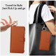 For Samsung Galaxy S24+ 5G Crossbody Ring Multifunctional Wallet Leather Phone Case(Brown)
