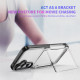 For Samsung Galaxy S24+ 5G Card Holder Acrylic Hybrid TPU Phone Case(Transparent Black)