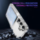 For Samsung Galaxy S24+ 5G Card Holder Acrylic Hybrid TPU Phone Case(Transparent)