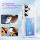 For Samsung Galaxy S24+ 5G Card Holder Acrylic Hybrid TPU Phone Case(Transparent)