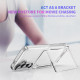 For Samsung Galaxy S24+ 5G Card Holder Acrylic Hybrid TPU Phone Case(Transparent)