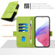 For Samsung Galaxy S24+ 5G Embossed Rose RFID Anti-theft Leather Phone Case(Green)