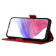 For Samsung Galaxy S24+ 5G Embossed Rose RFID Anti-theft Leather Phone Case(Red)